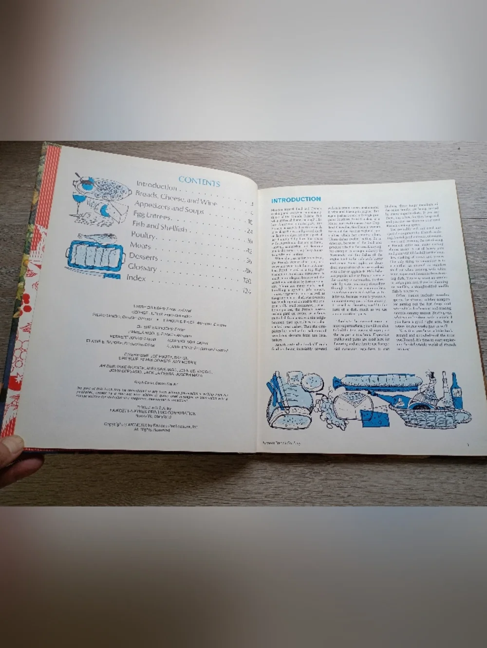 1969 Woman's Famous French Cookery Hard Cover Cookbook Illustrated